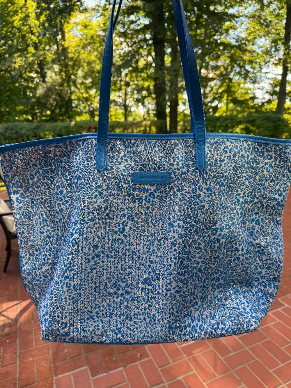 Vera Bradley Tote | Sequin Camocat Blue